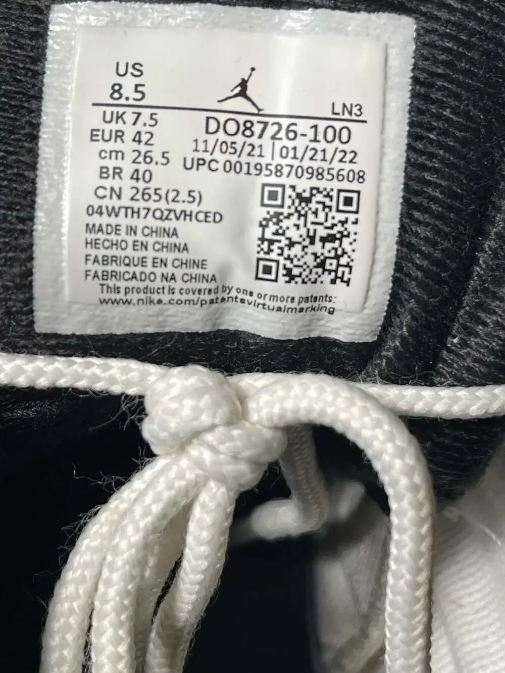 Air Jordan 12 Retro Low 25 Years in China DO8726-100